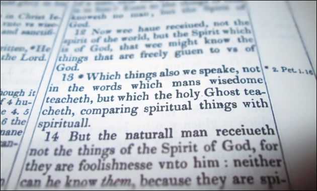 1 Corinthians 2.13