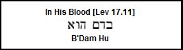 in his blood