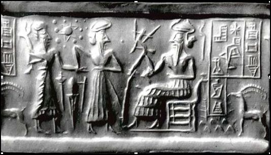 Sumerian cylinder
