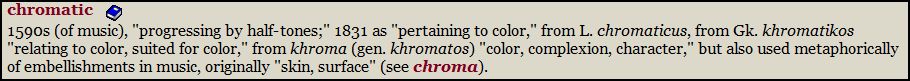 chromatic
