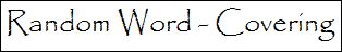 Random Word Covering