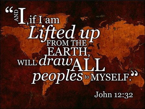 if i be lifted up